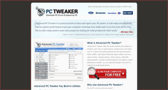 Desktop Screenshot of advanced-pc-tweaker.com