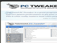 Tablet Screenshot of advanced-pc-tweaker.com